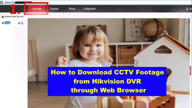 Download CCTV Footage from Hikvision DVR through Web Browser