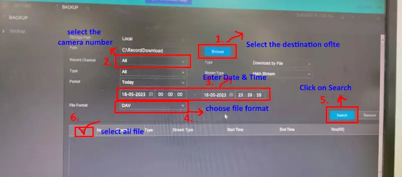 How to Download CCTV Footage by WEB Browser on Dahua DVR