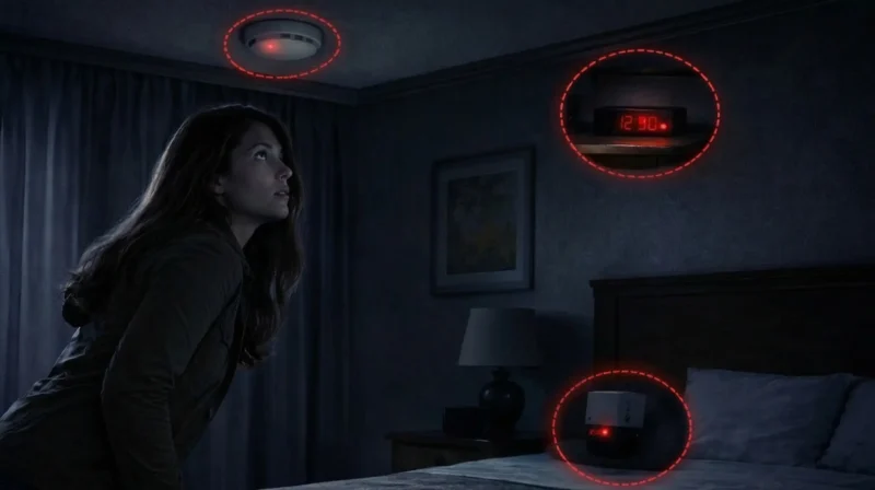 hidden camera in hotel room