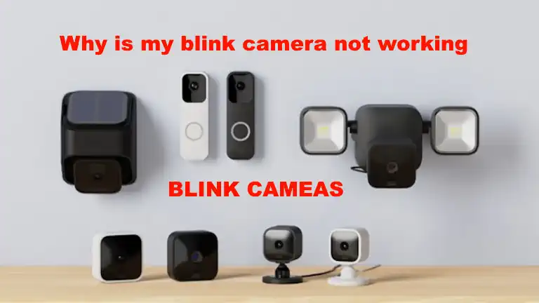 blink camera not working