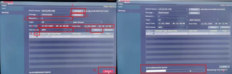 How to Download CP Plus Camera Recordings from DVR to Pen Drive