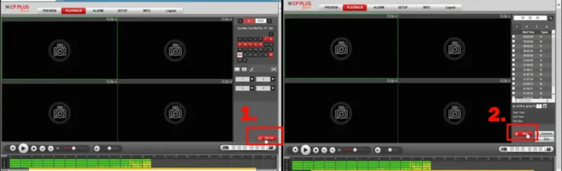 How to Download CP Plus Camera Recordings from DVR to Web Browser