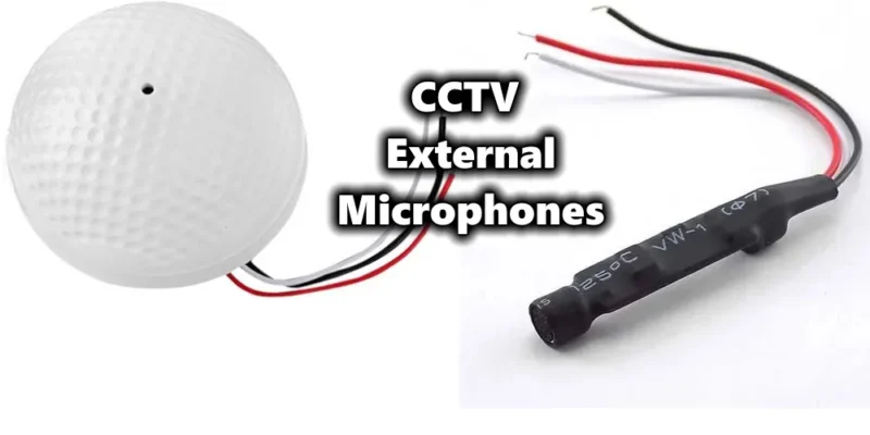 Can cctv camera record voice with external mic
