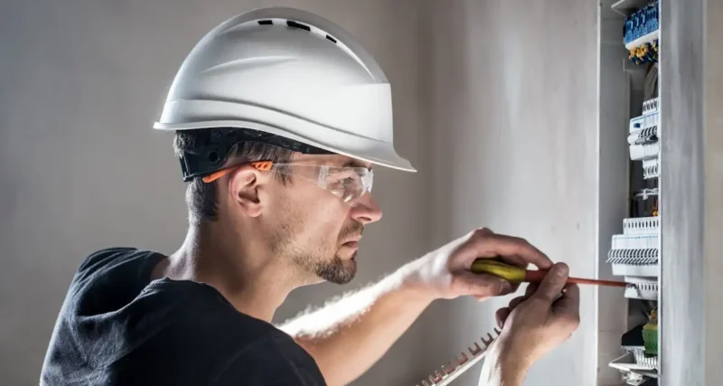 electrical technician working