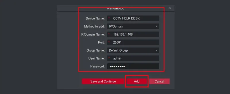 KVMS Pro Free Download, Install & Configure - Complete Guide 2 Add Devices in KVMS Pro