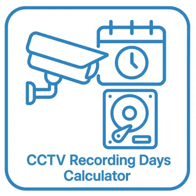 CCTV Retention Days Calculator CCTV Retention Days Calculator