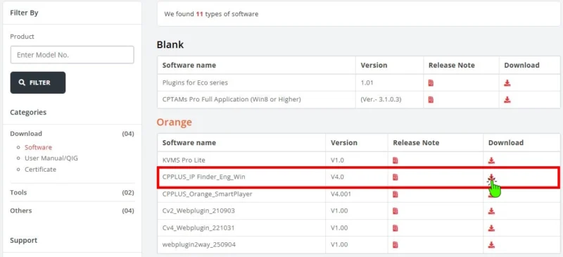 CP Plus IP Finder 4.0 Download Free
