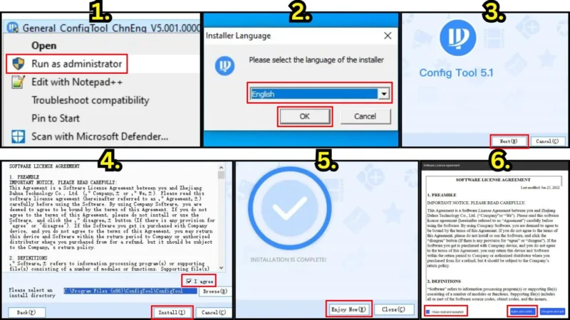 Dahua ConfigTool Download, Setup, and Configuration Guide 3 Install Dahua ConfigTool