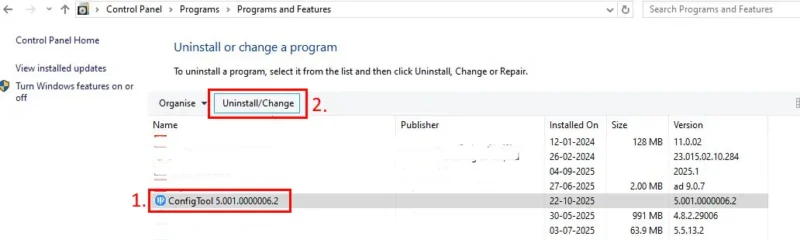 Dahua ConfigTool Download, Setup, and Configuration Guide 4 Uninstall Dahua IP Configtool