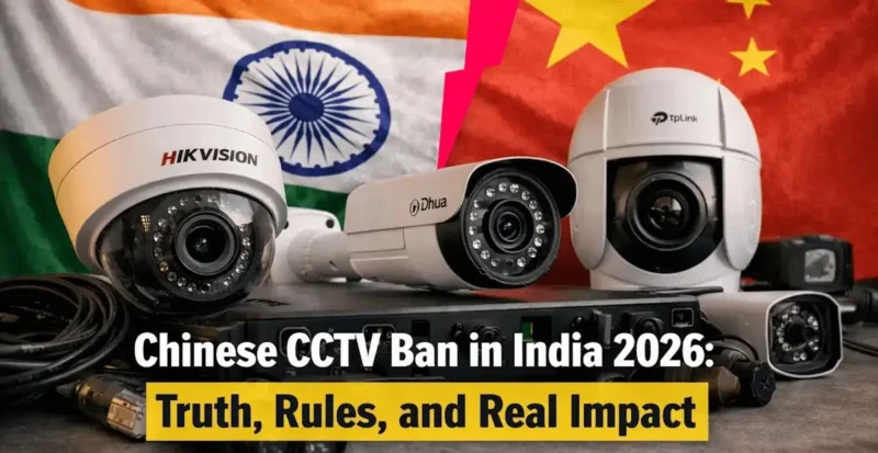 Chinese CCTV Ban in India 2026: Truth, Rules, and Real Impact 1 Chinese CCTV Ban