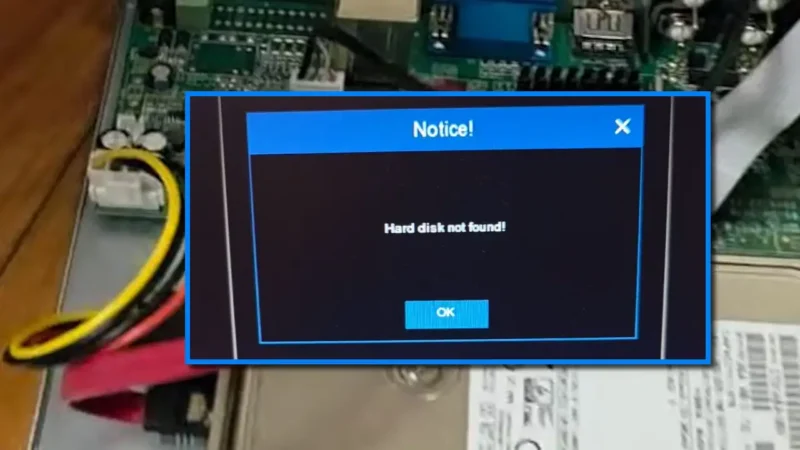HDD not found