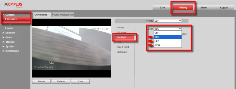 WDR vs BLC vs HLC in CCTV: Fix Lighting Issues in 1 Minute 5 How to Enable WDR, BLC, and HLC in CP Plus IP Camera