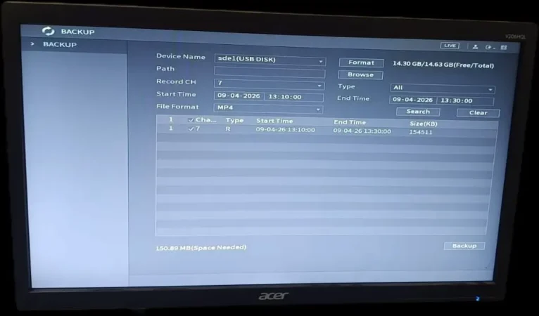 How to Download CCTV Footage from Dahua DVR to Pen Drive (A Step-by-Step Guide) 5 Download CCTV footage from Dahua DVR to pen drive 2